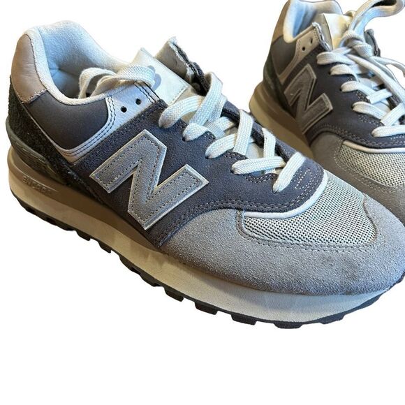 Revolve New Balance 574 Legacy Grey Gray Beige U574LGG2 Causal Sneakers - Picture 10 of 15